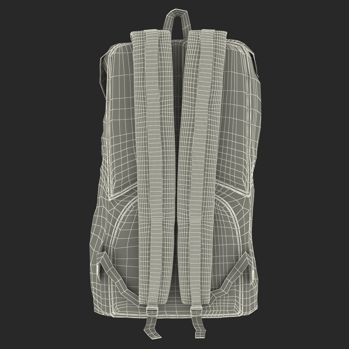 3D Backpack 8 Beige