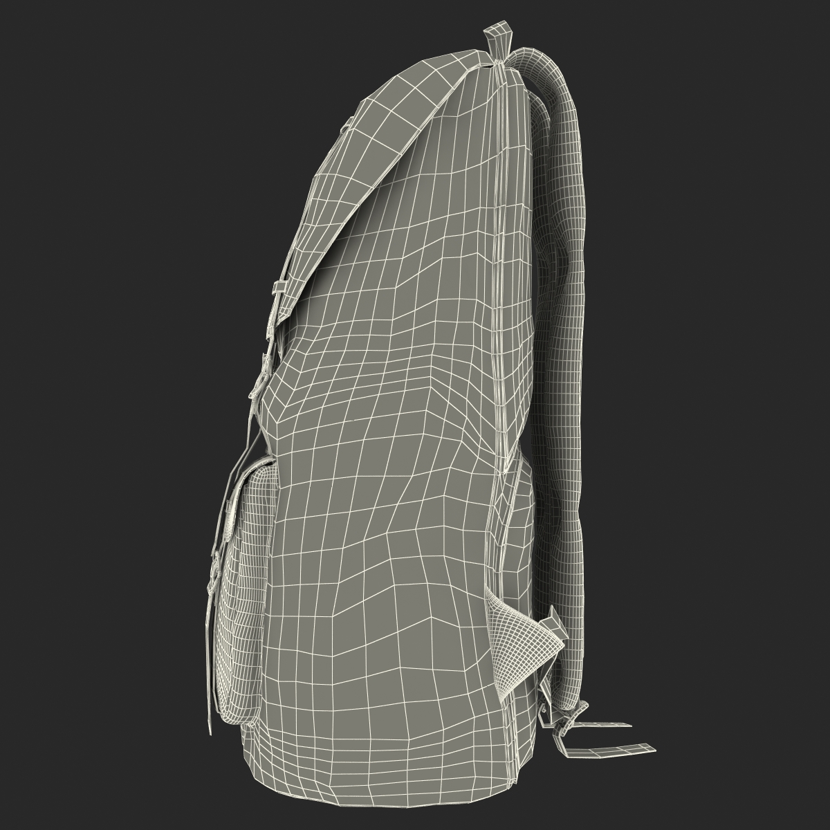 3D model Backpack 8 Turquoise