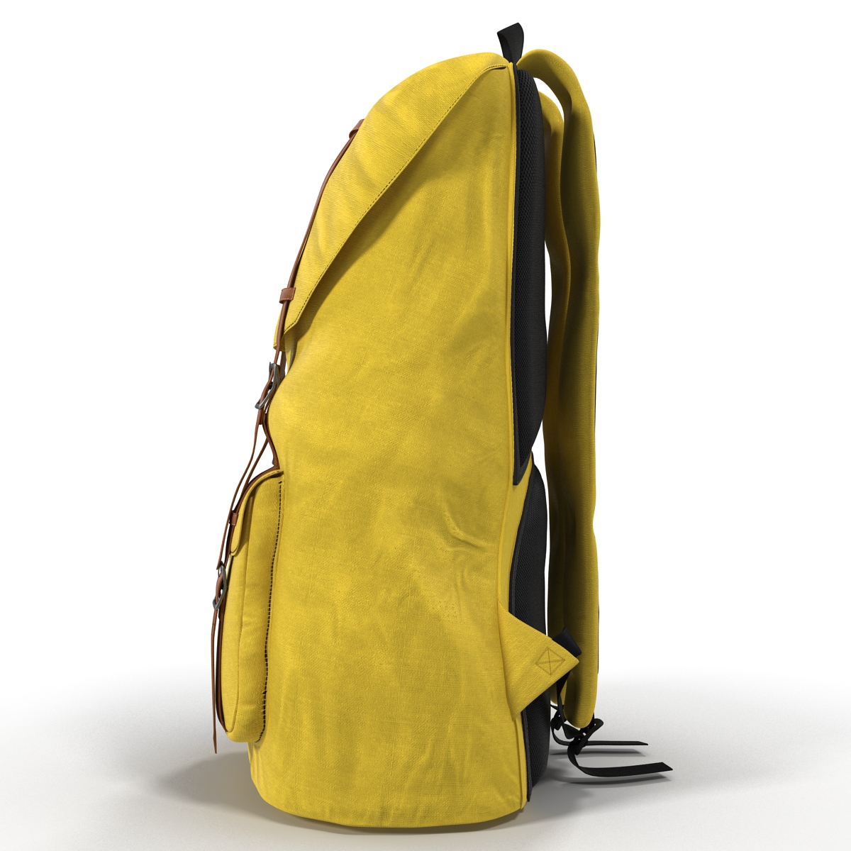 Backpack 8 Yellow 3D