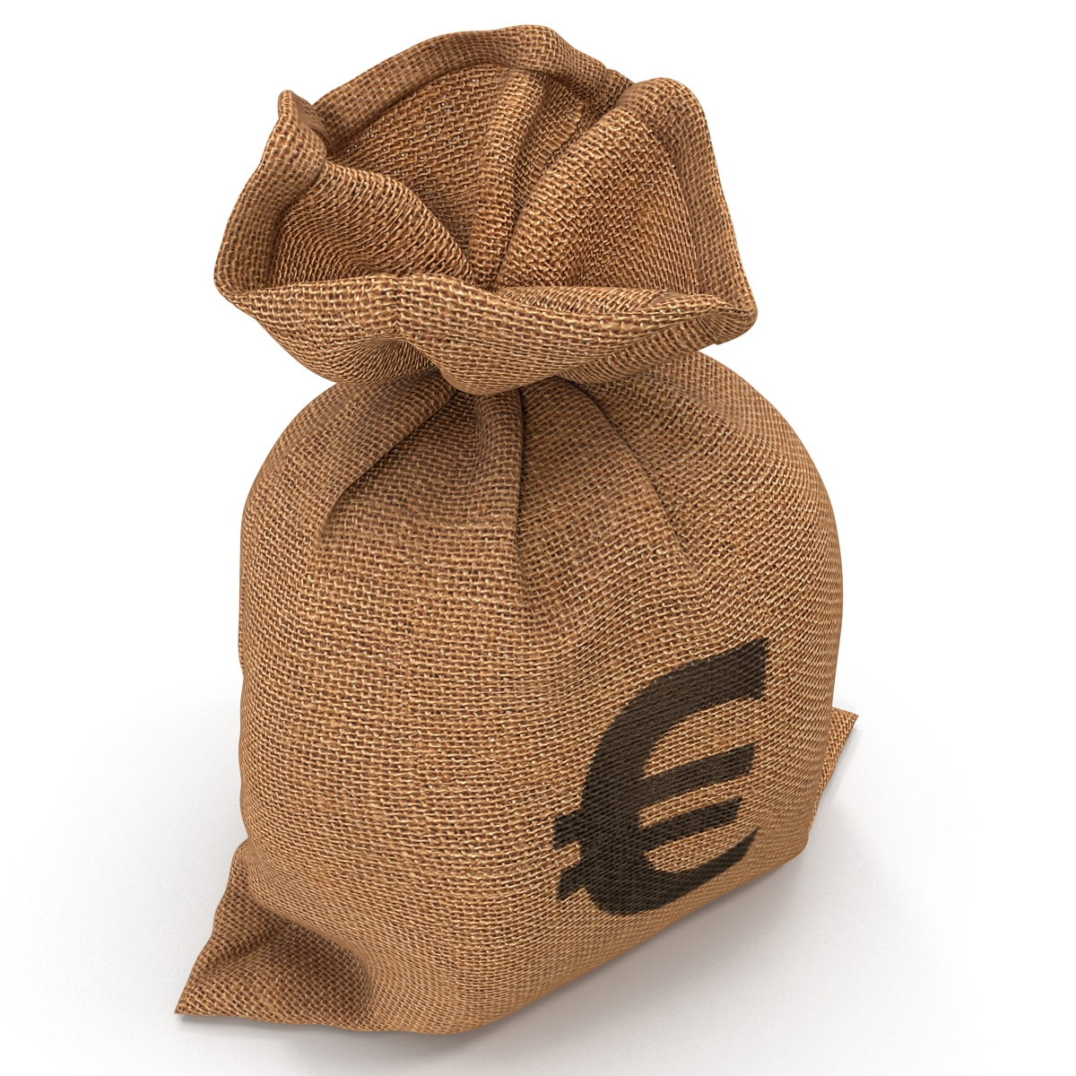 3D Money Bag 2 Euro