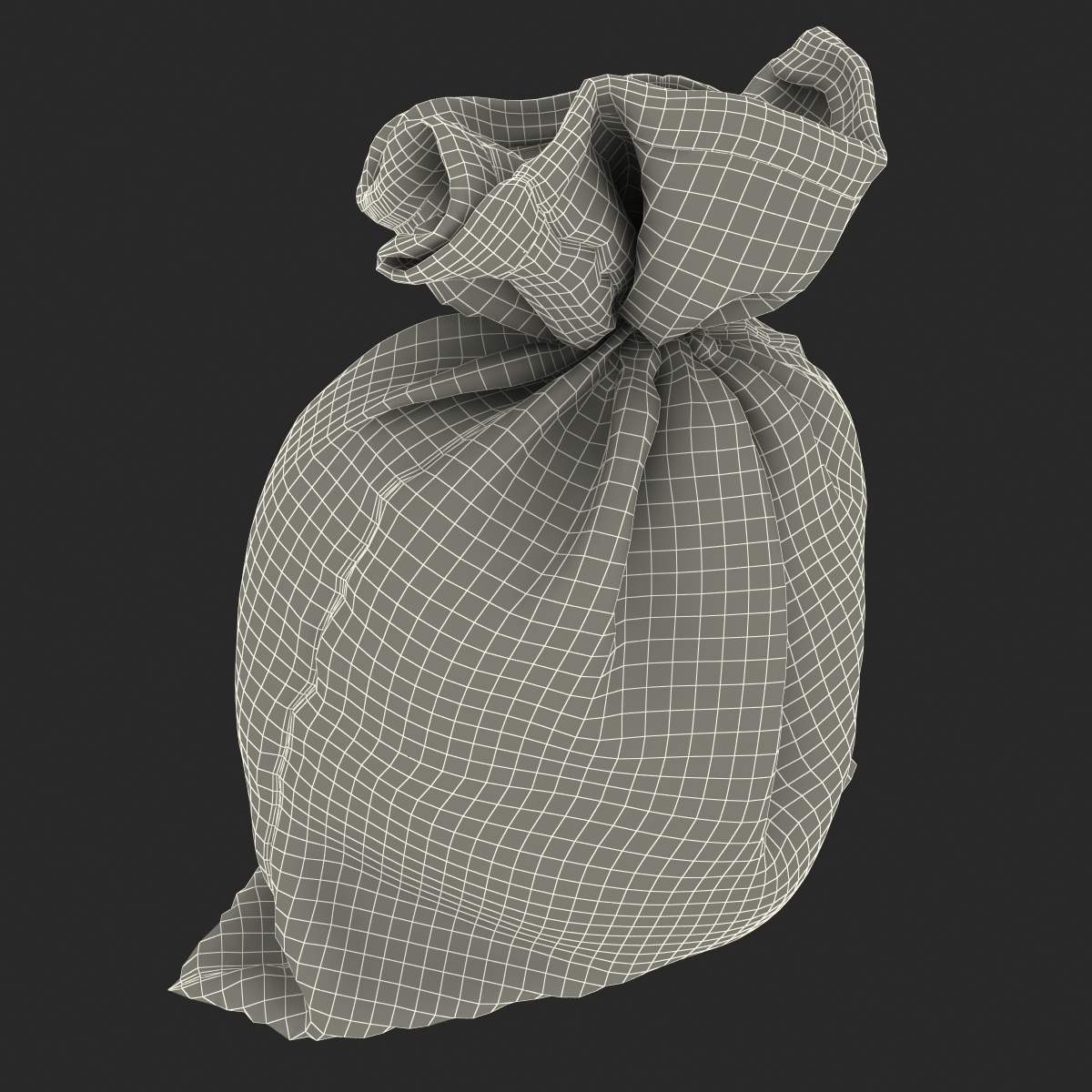 3D model Money Bag 2 Yen