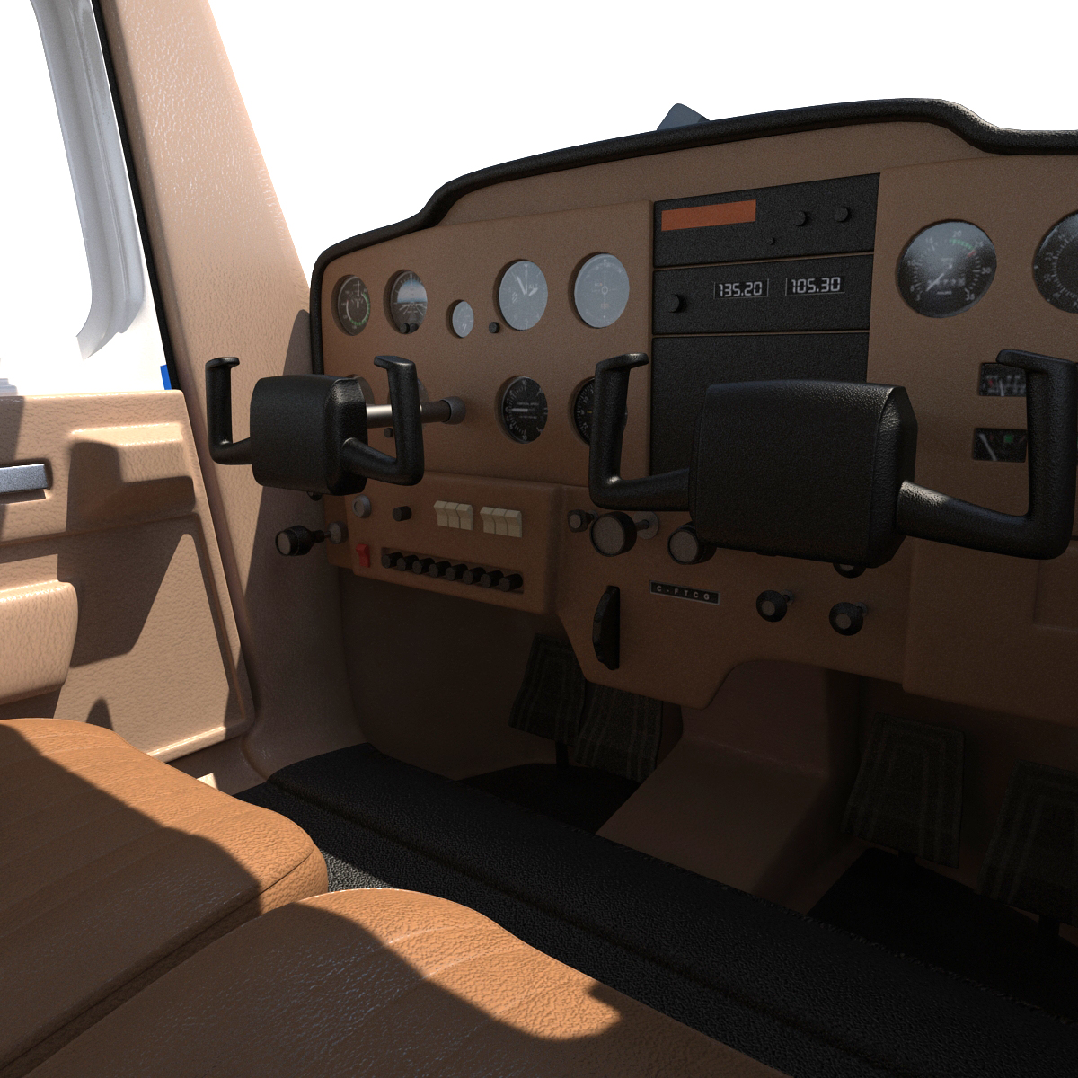 Cessna 150 Seaplane 3D model