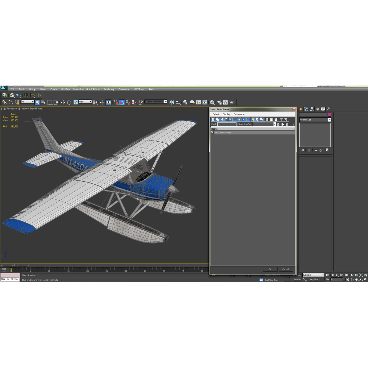 Cessna 150 Seaplane 3D model