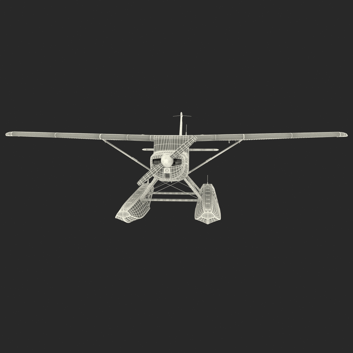 Cessna 150 Seaplane 3D model