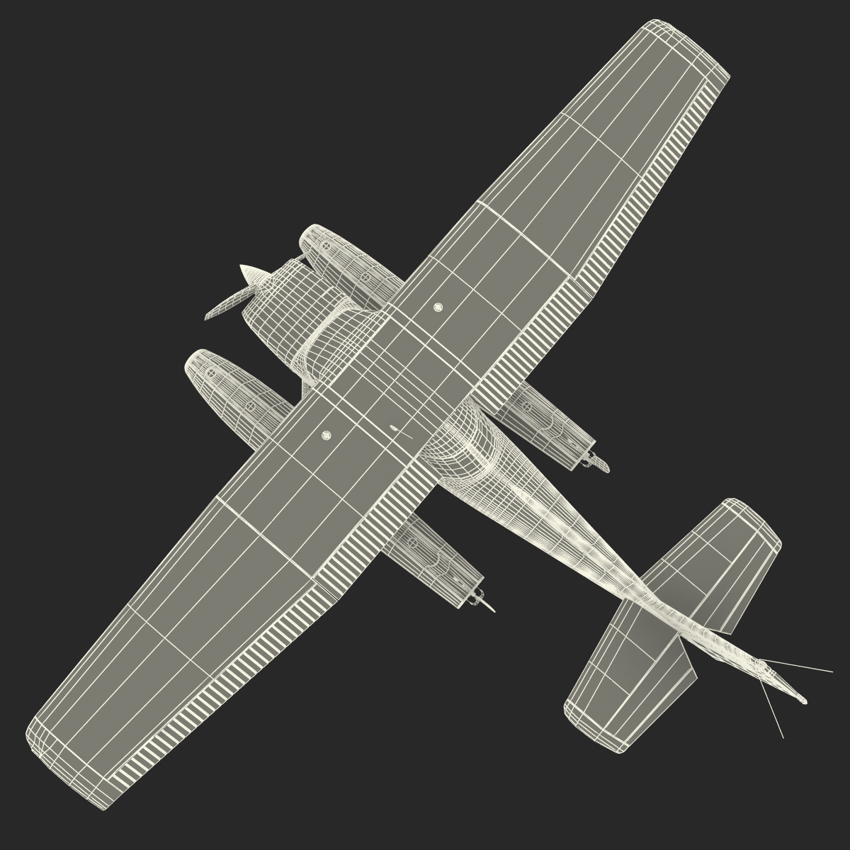 Cessna 150 Seaplane 3D model