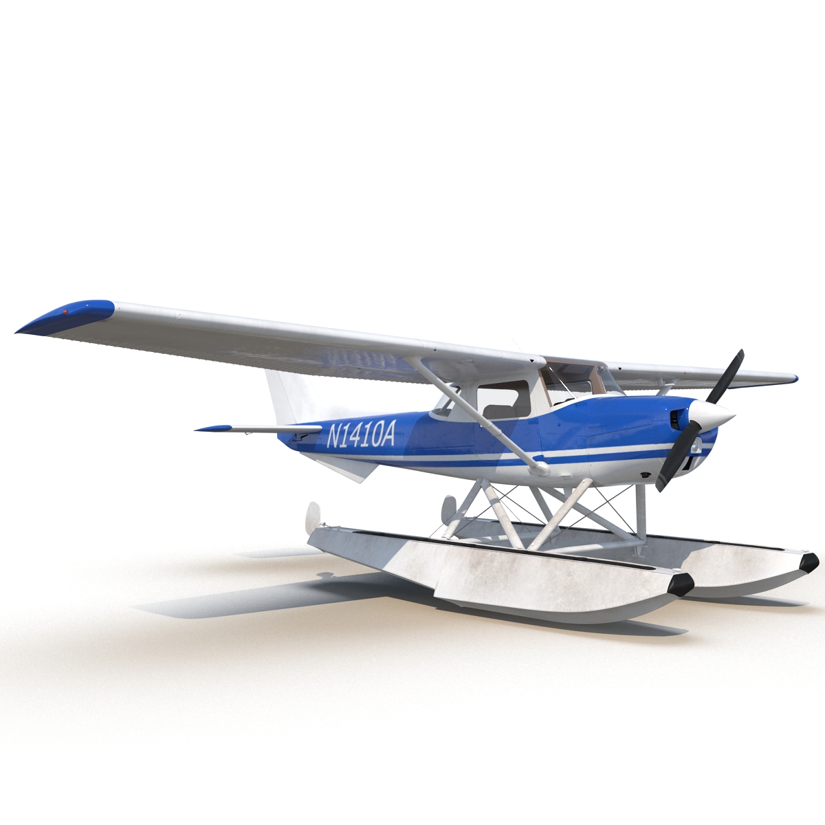 Cessna 150 Seaplane 3D model