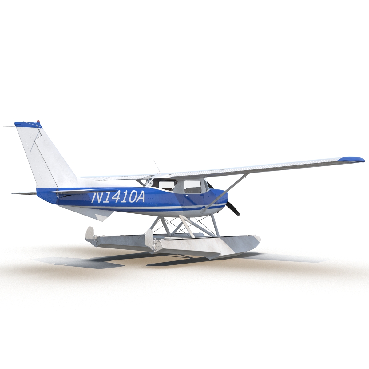 Cessna 150 Seaplane 3D model