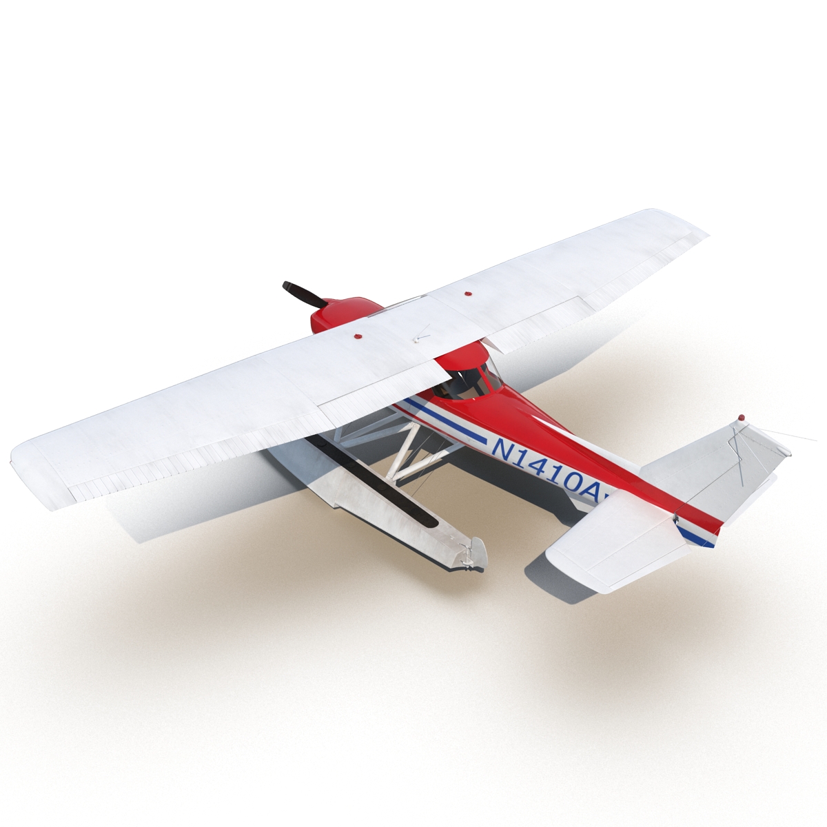 3D Cessna 150 Seaplane 2