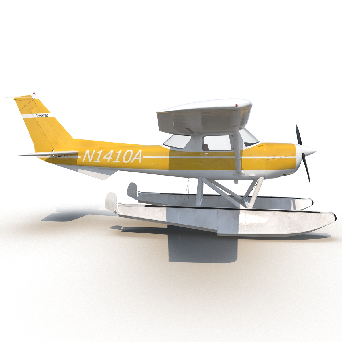 3D Cessna 150 Seaplane 3