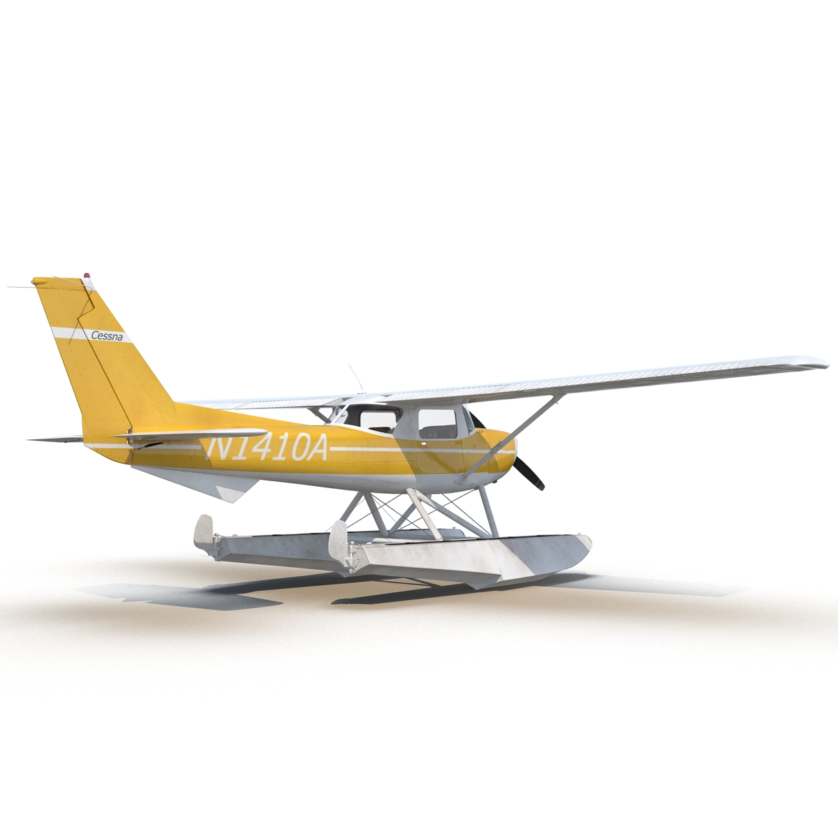 3D Cessna 150 Seaplane 3