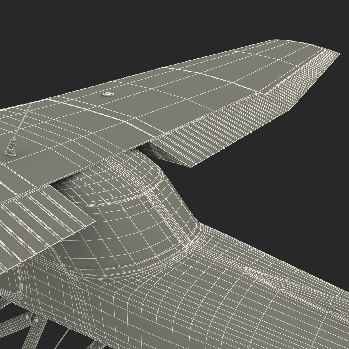 3D Cessna 150 Seaplane 3