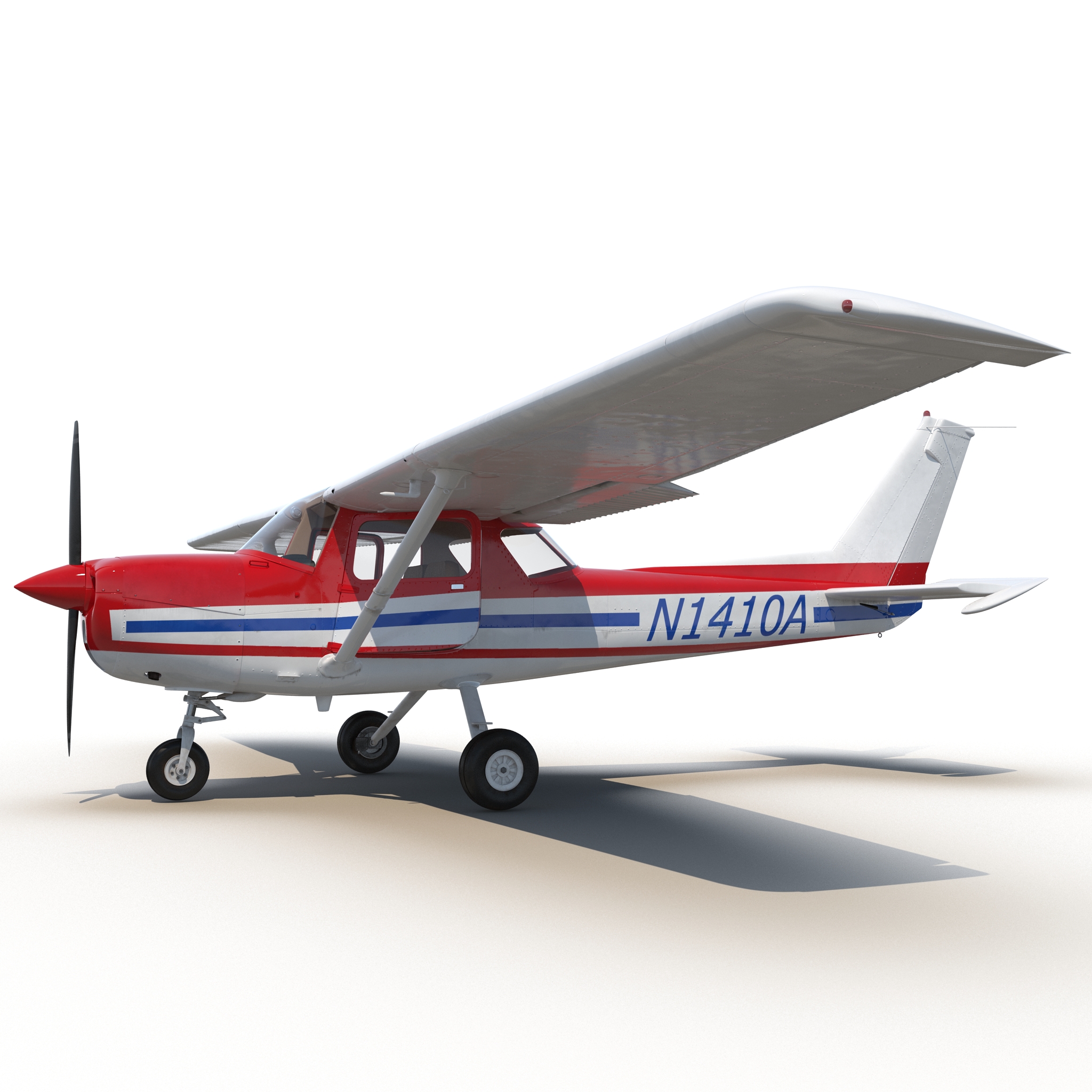 Cessna 150 Rigged 2 3D model