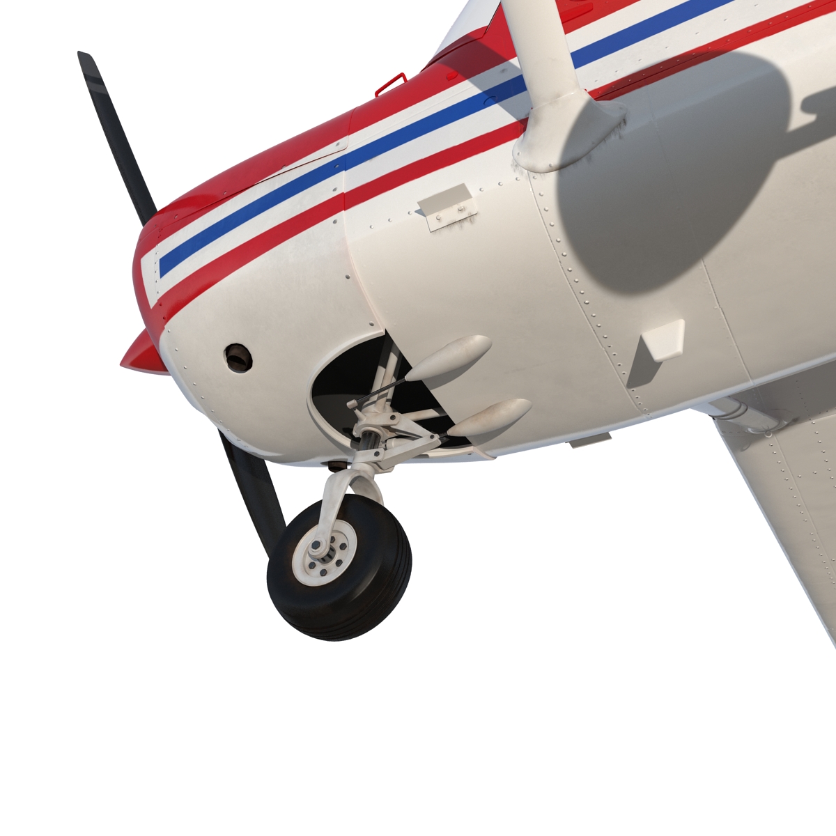 Cessna 150 Rigged 2 3D model