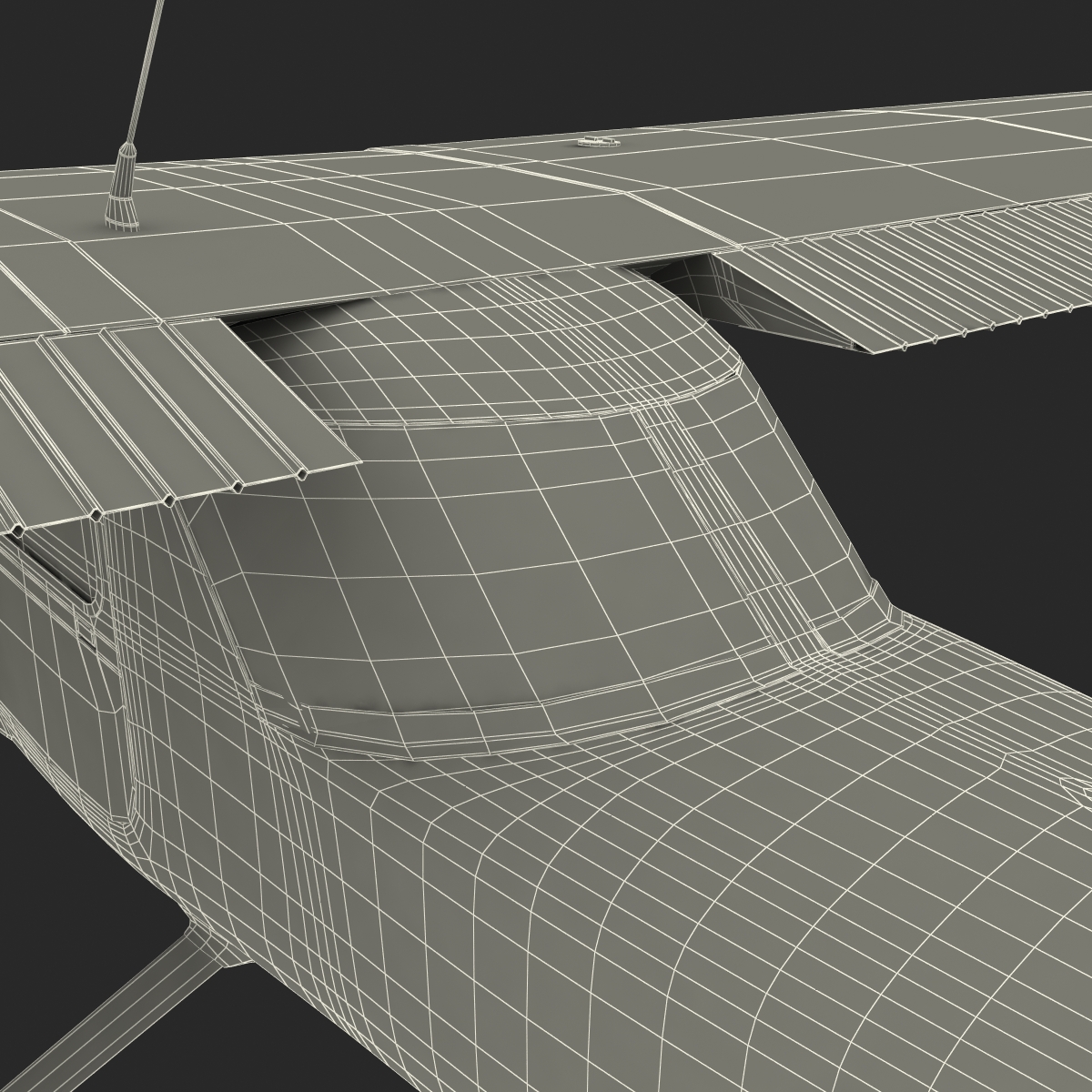 Cessna 150 Rigged 2 3D model