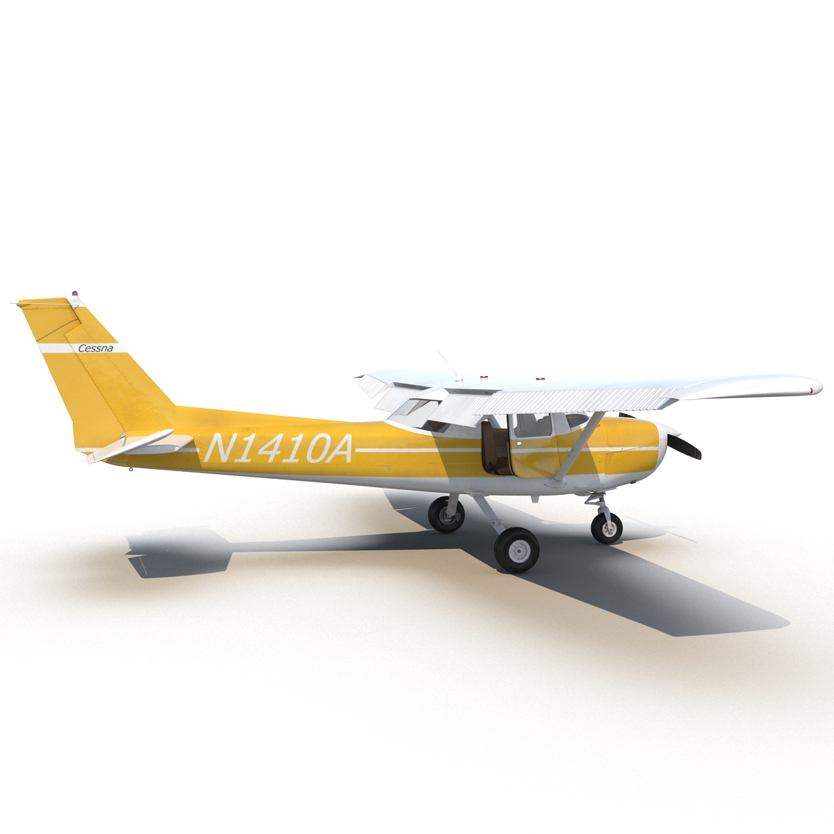 Cessna 150 Rigged 3 3D model