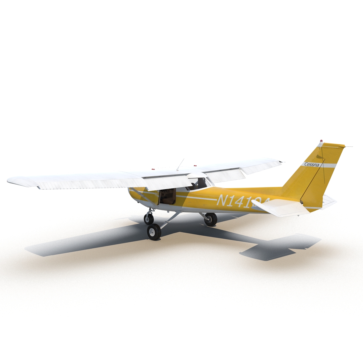 Cessna 150 Rigged 3 3D model