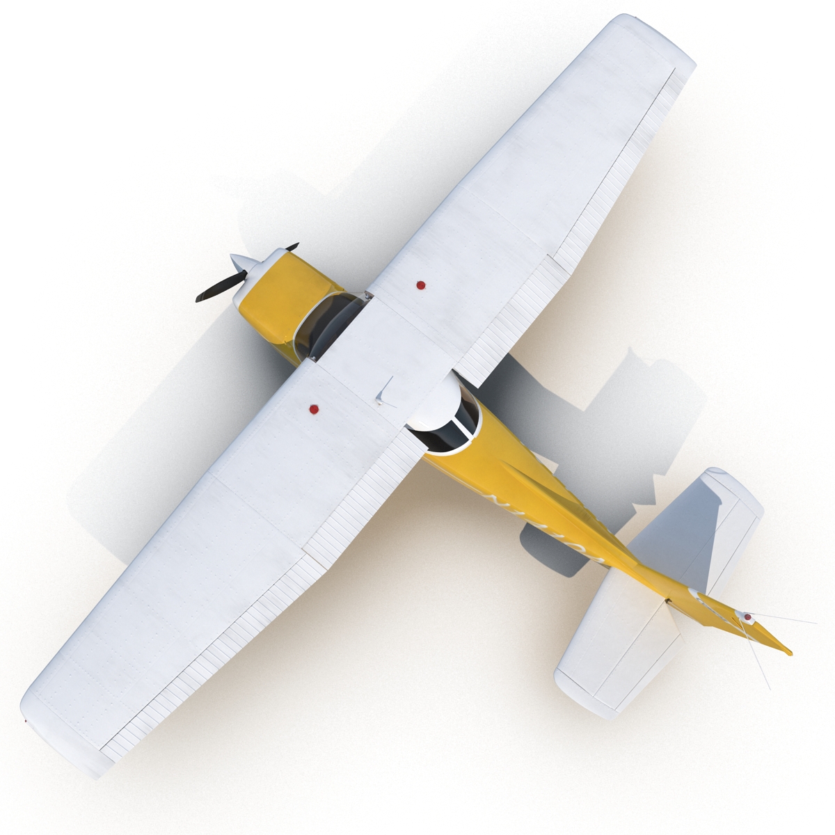 Cessna 150 Rigged 3 3D model