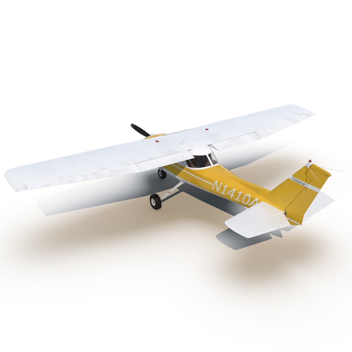 Cessna 150 Rigged 3 3D model