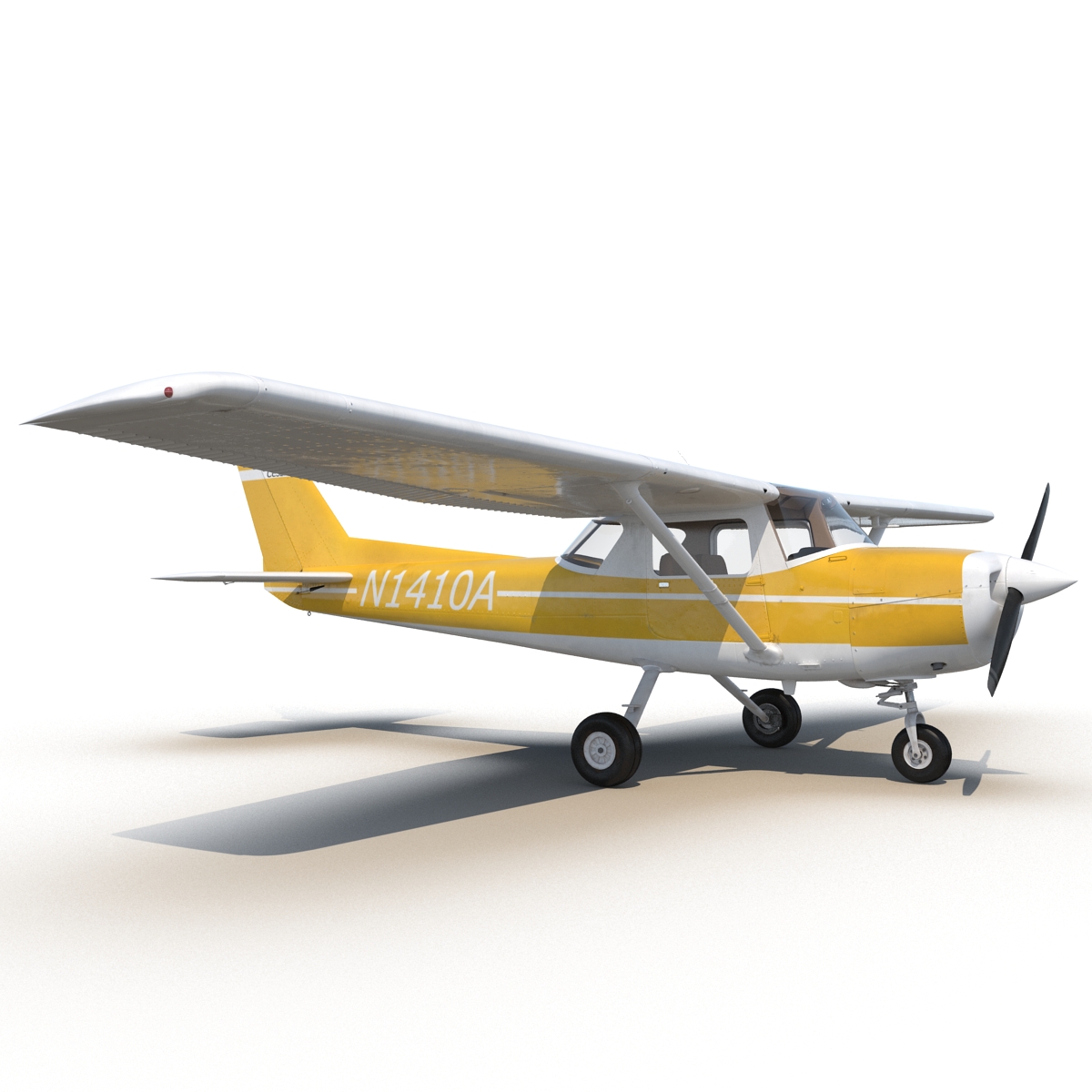 Cessna 150 Rigged 3 3D model