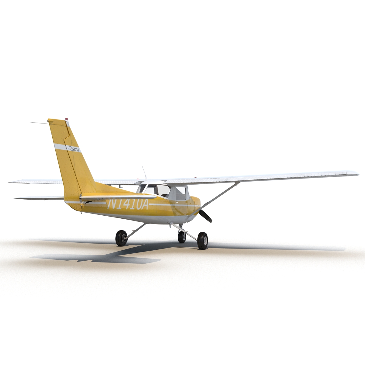 Cessna 150 Rigged 3 3D model