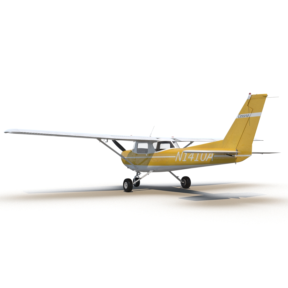 Cessna 150 Rigged 3 3D model