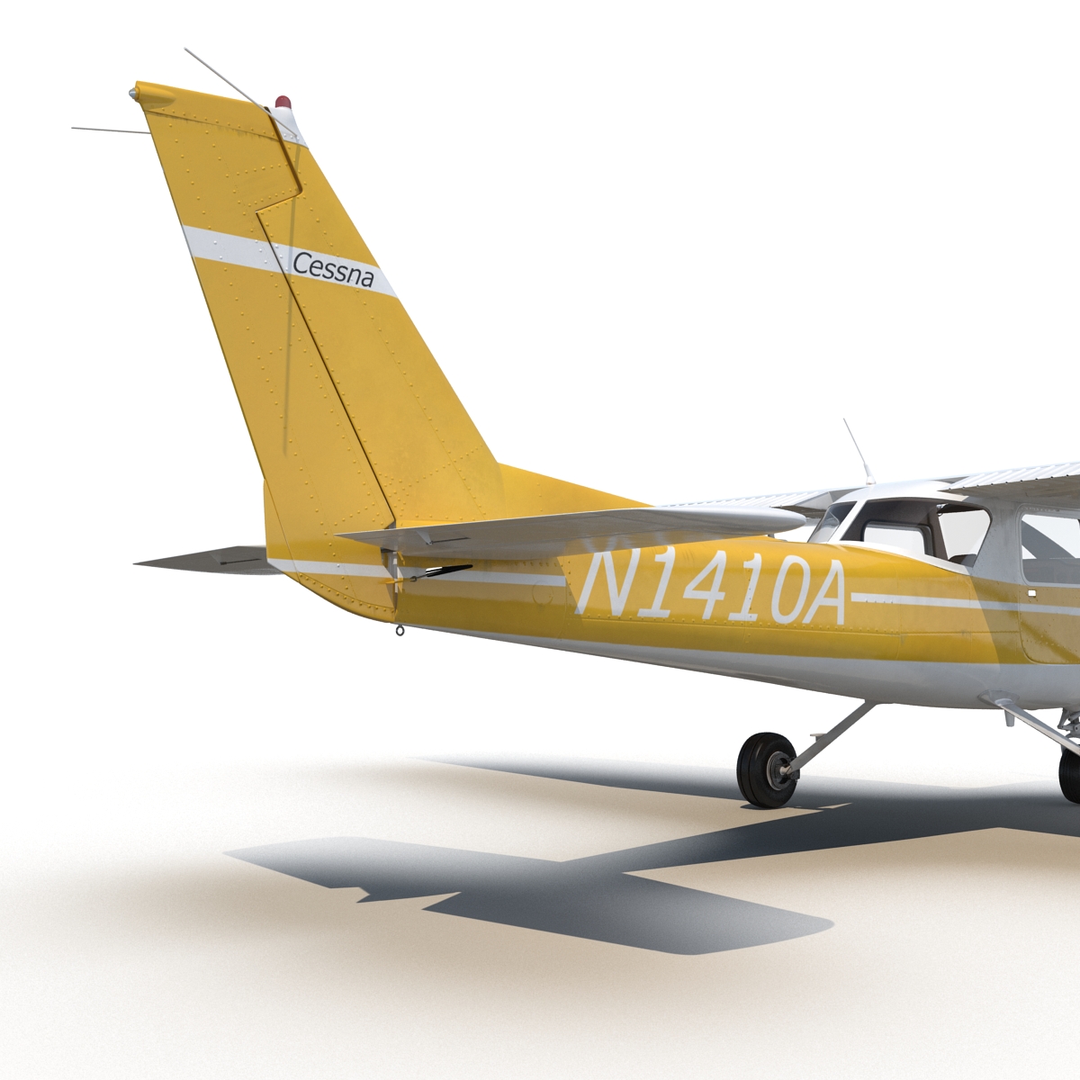 Cessna 150 Rigged 3 3D model