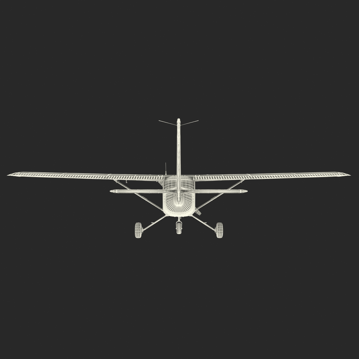 Cessna 150 Rigged 3 3D model