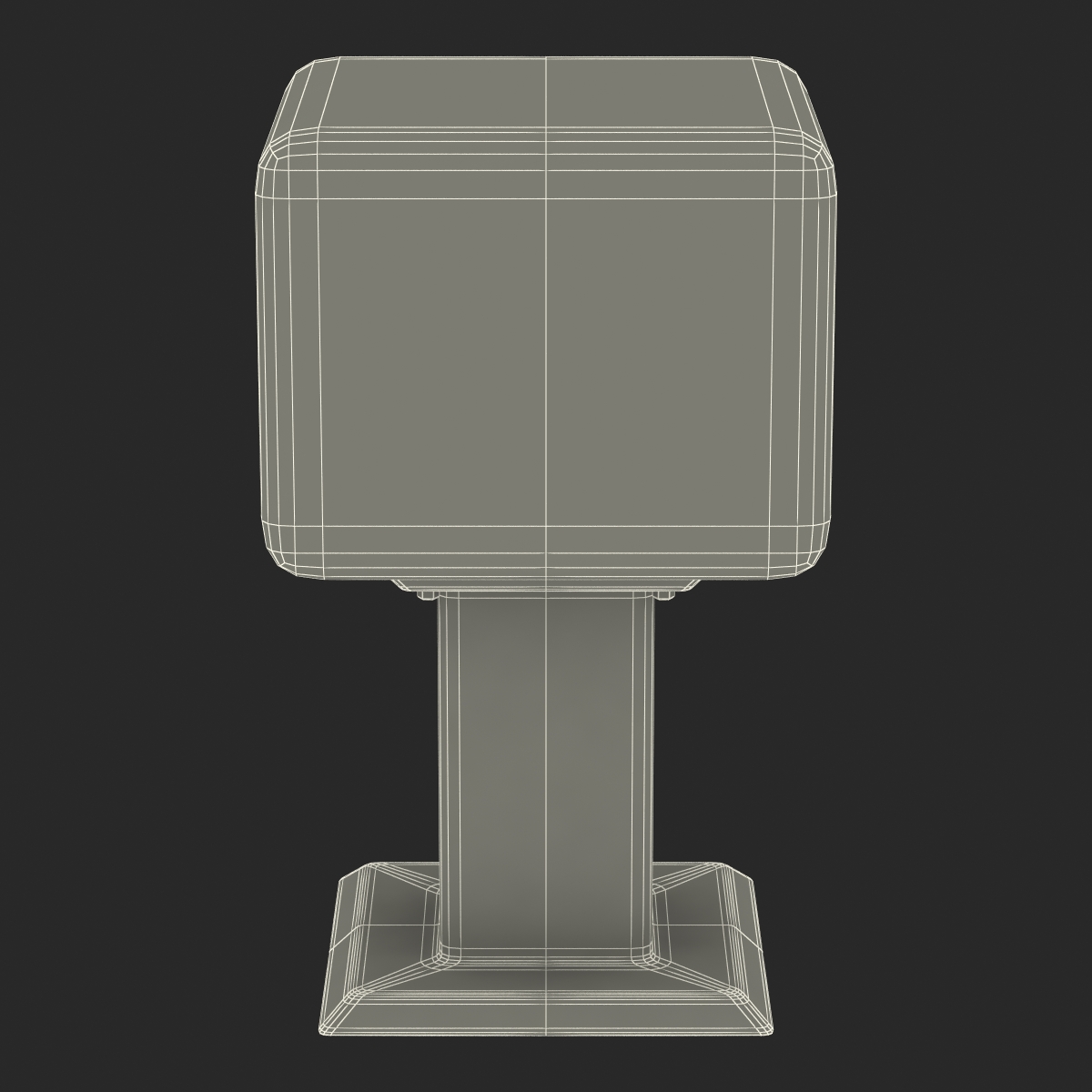 3D USA Today Newspaper Box model