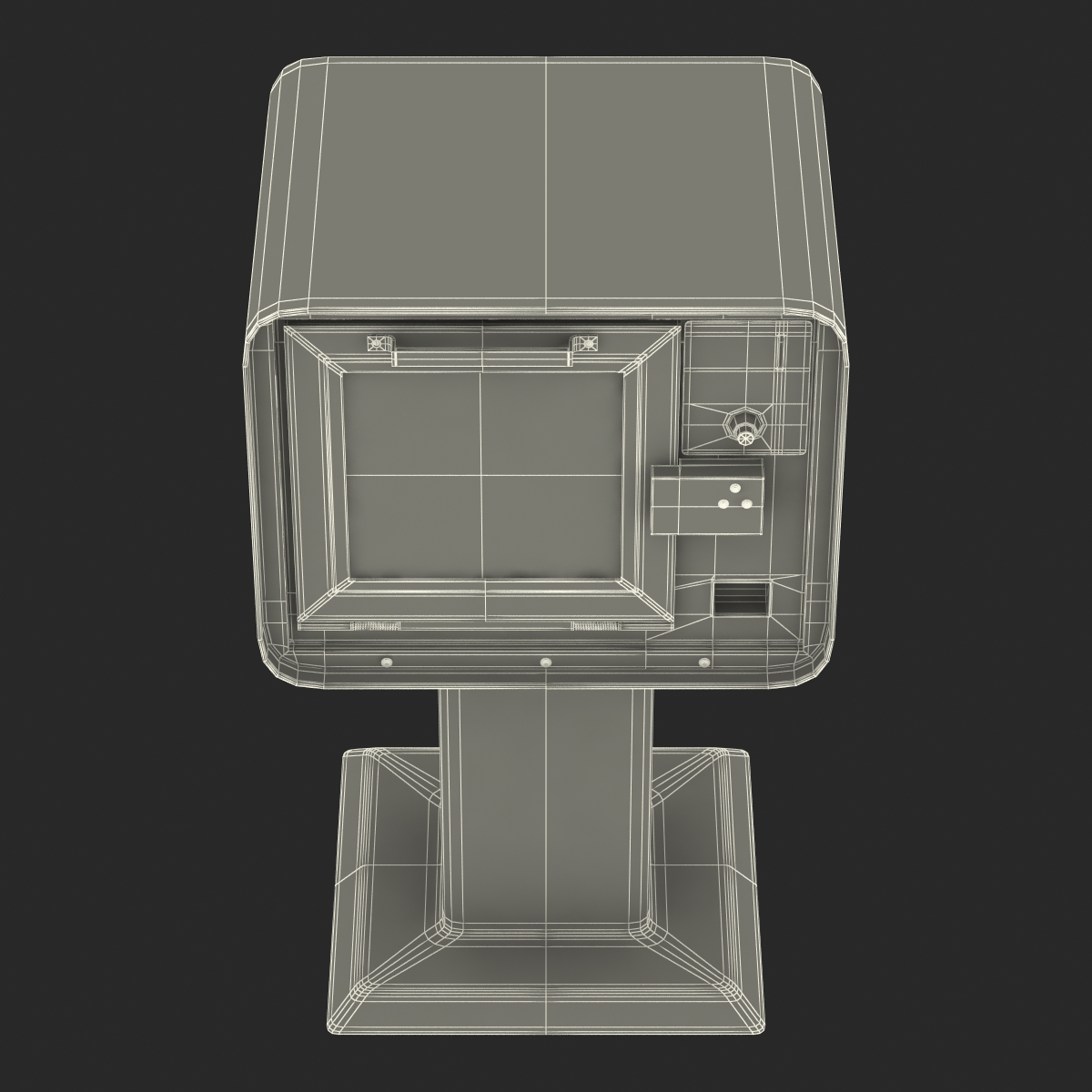 3D USA Today Newspaper Box model