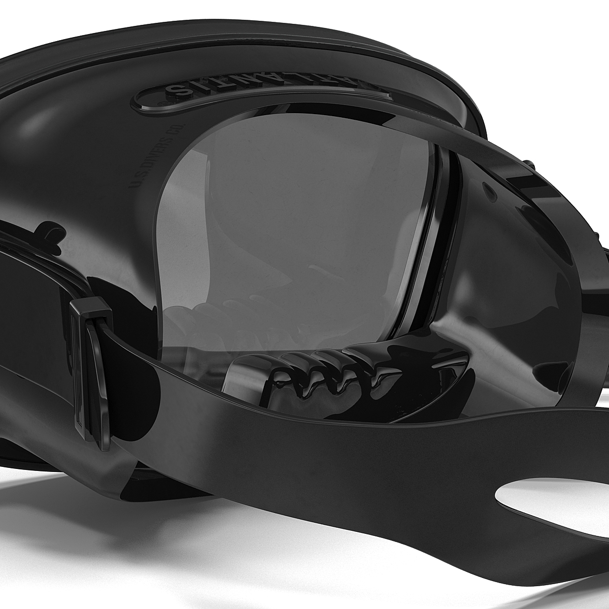 Scuba Mask and Snorkel 2 3D model