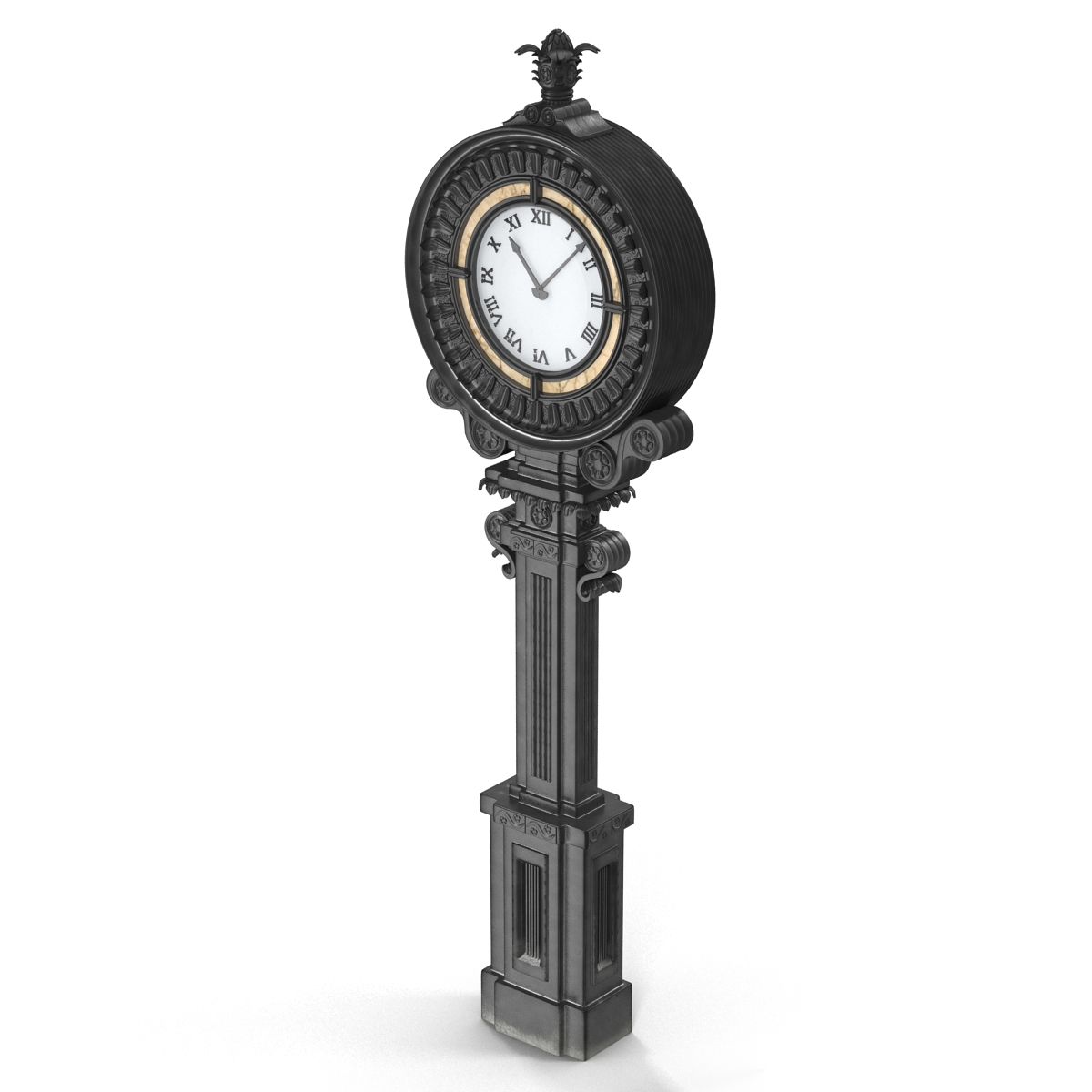 3D New York Street Clock