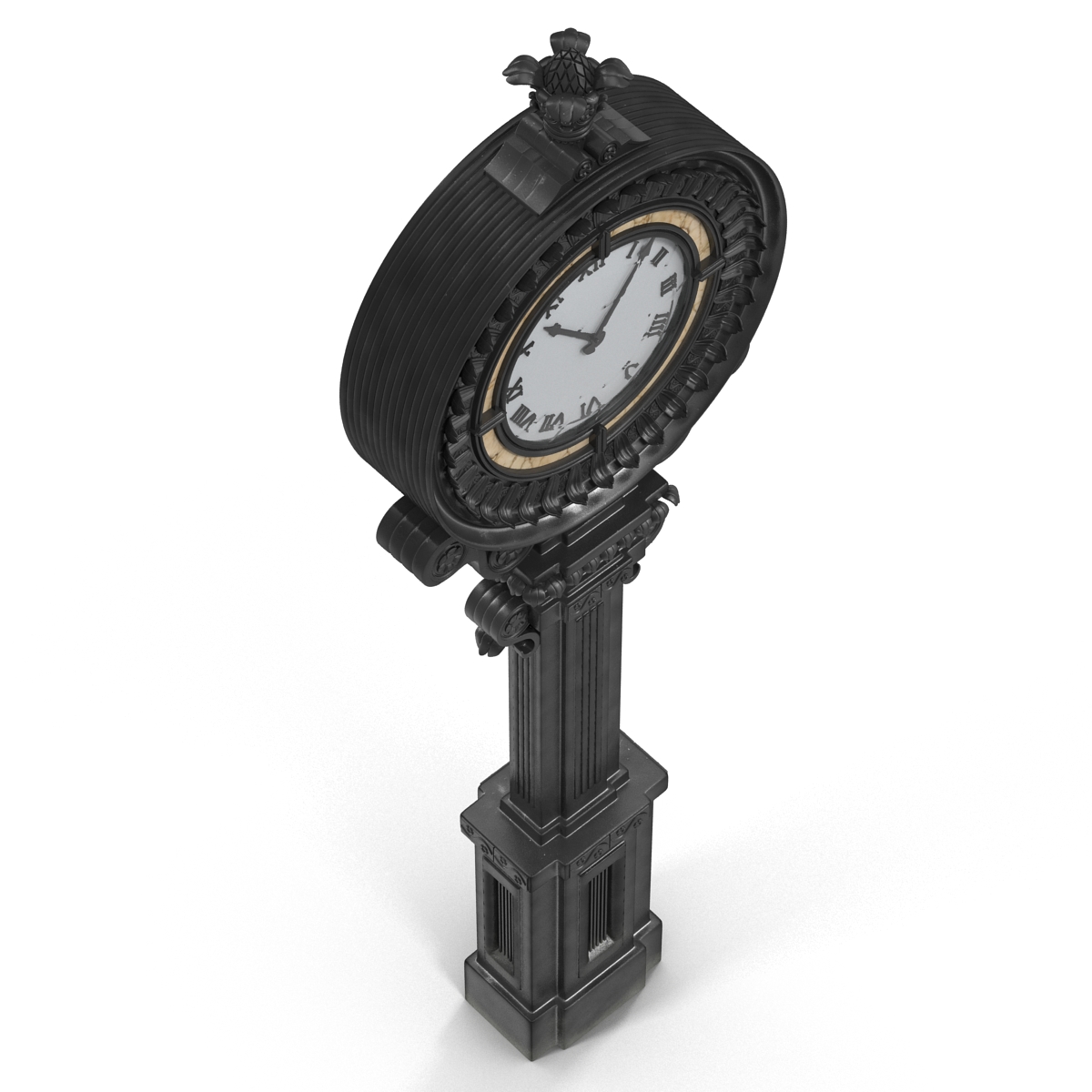 3D New York Street Clock