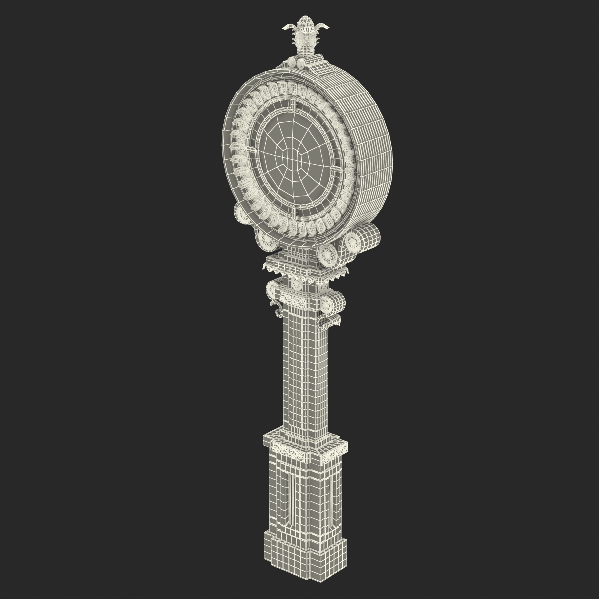 3D New York Street Clock