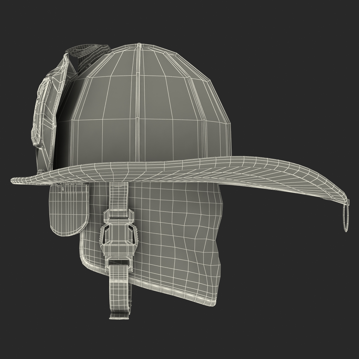 3D Fire Helmet 2 model