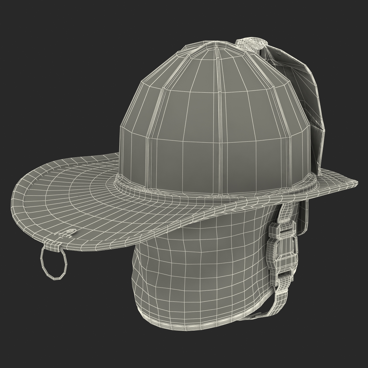 3D Fire Helmet 2 model