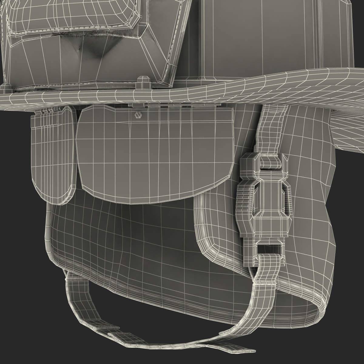 3D Fire Helmet 2 model