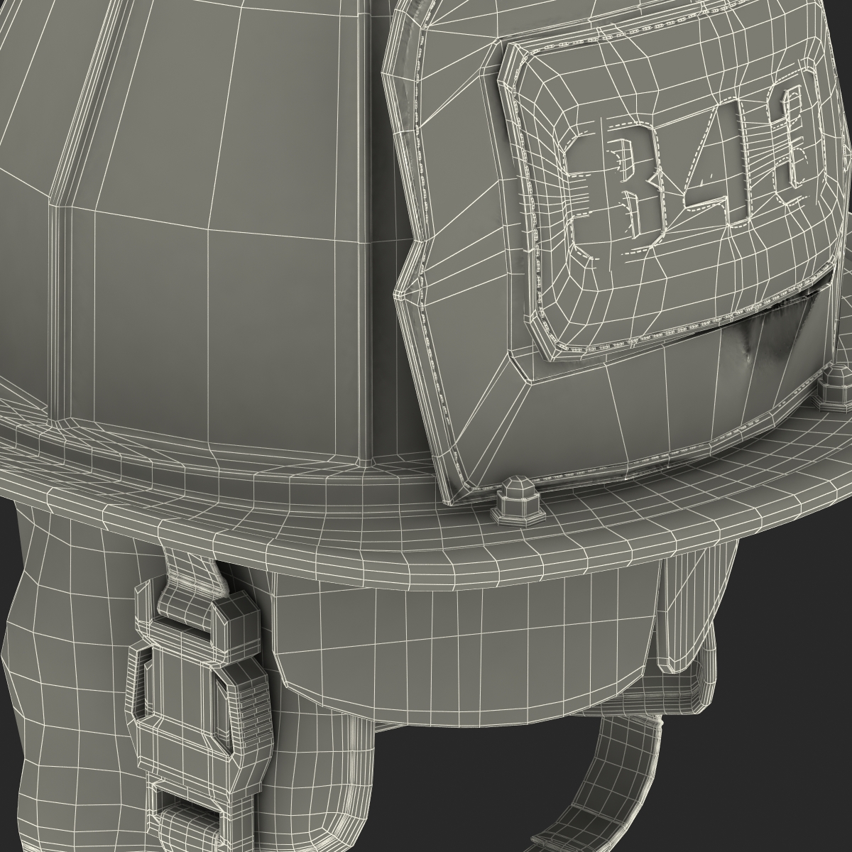 3D Fire Helmet 2 model