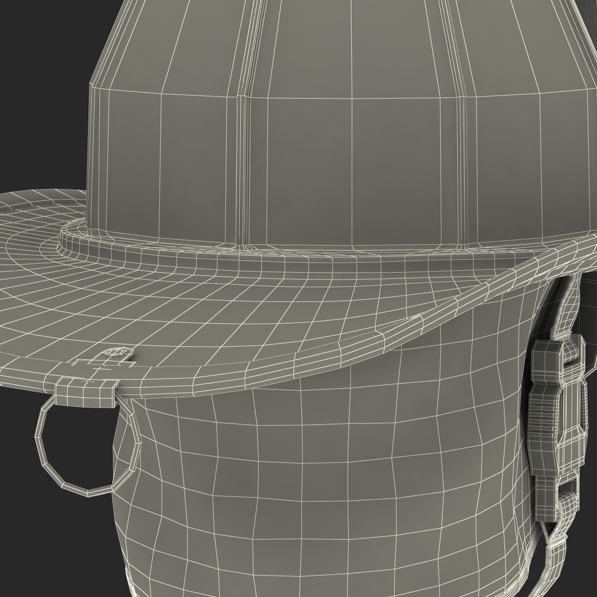 3D Fire Helmet 2 model