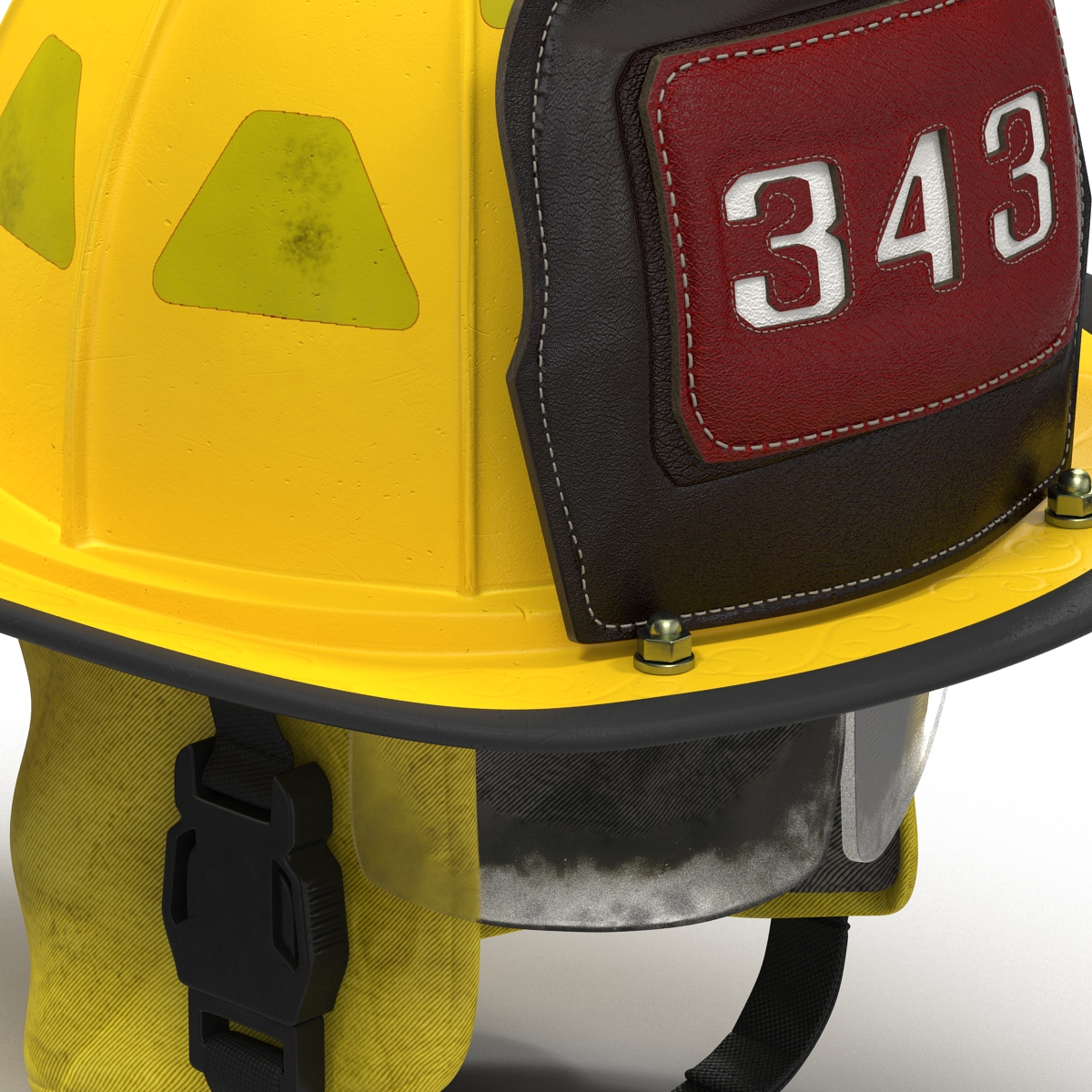 3D Fire Helmet 3 model