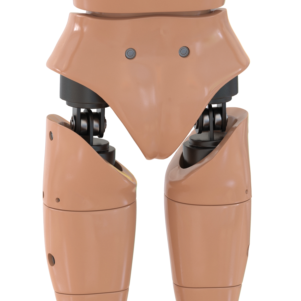 3D Male Crash Test Dummy Rigged model