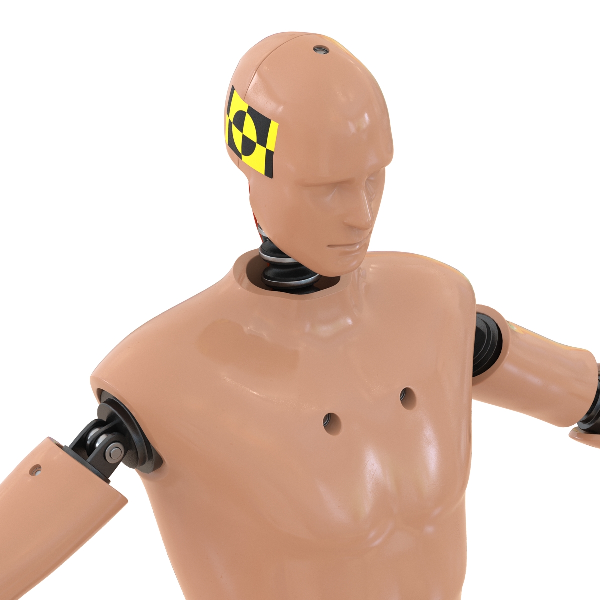 3D Male Crash Test Dummy