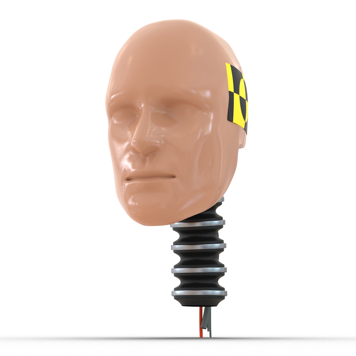 3D Male Crash Test Dummy Head