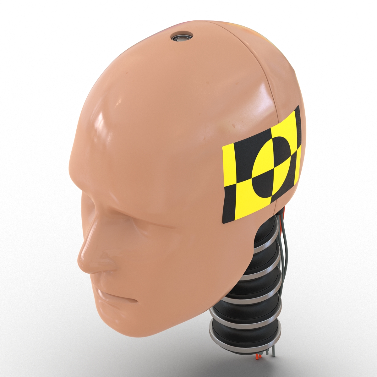 3D Male Crash Test Dummy Head