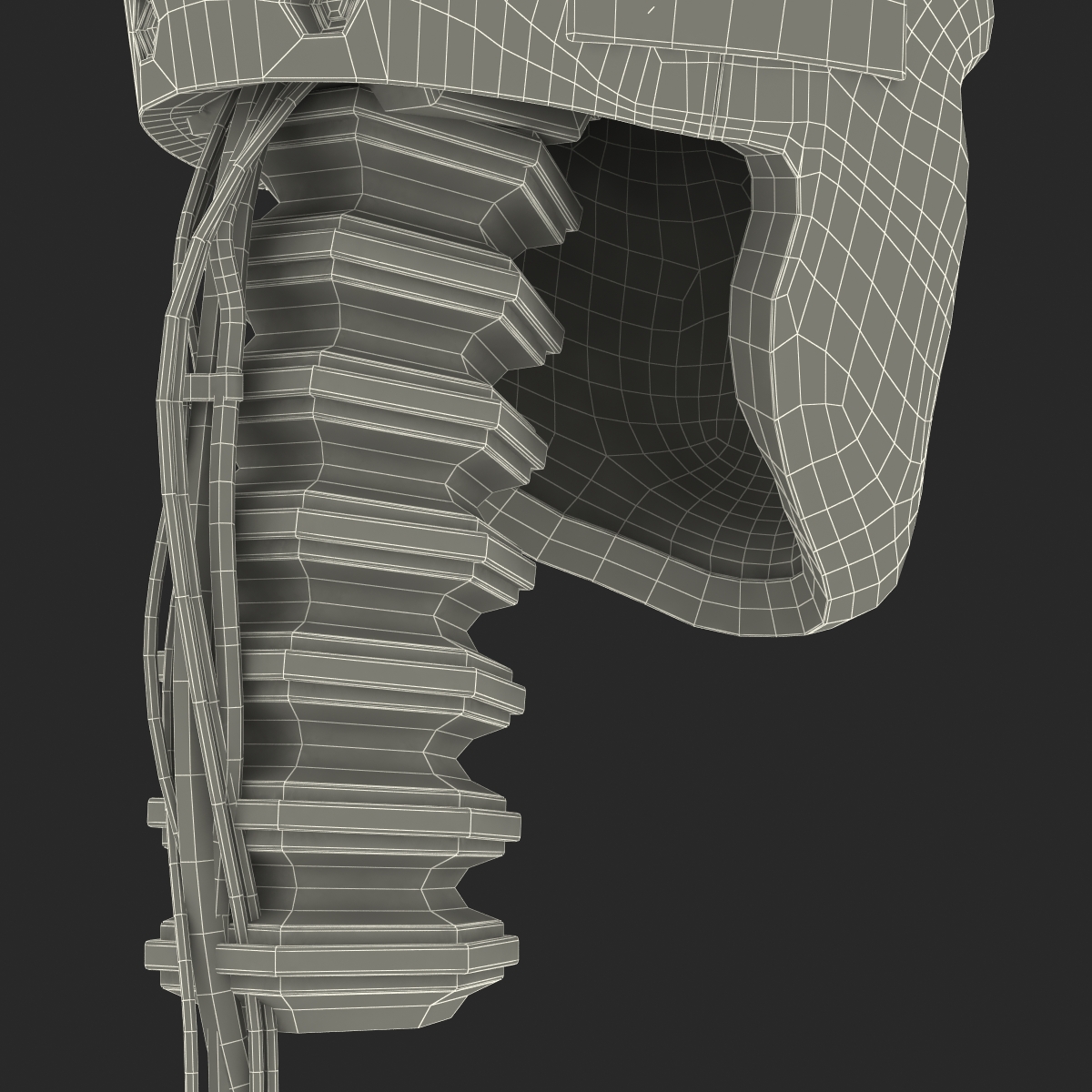 3D Male Crash Test Dummy Head