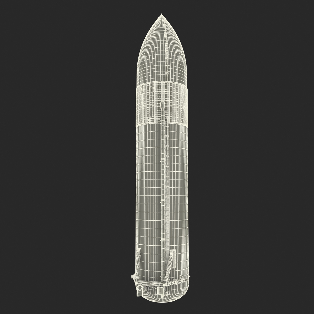 Space Shuttle External Tank 3D