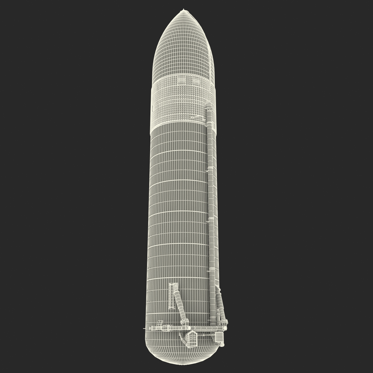 Space Shuttle External Tank 3D