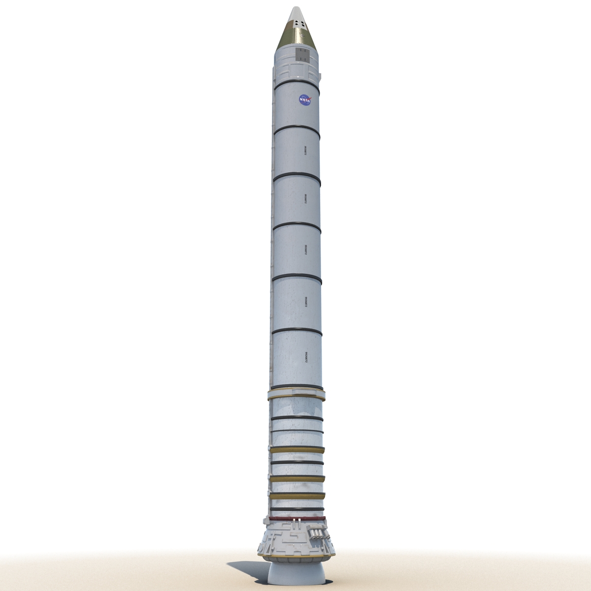 3D model Solid Rocket Booster