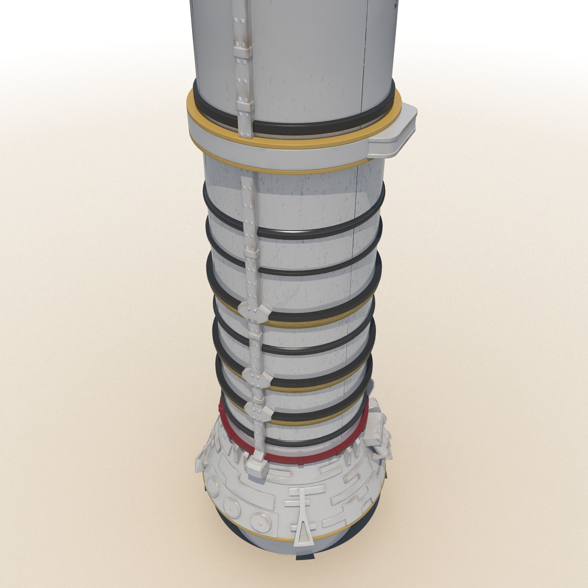 3D model Solid Rocket Booster