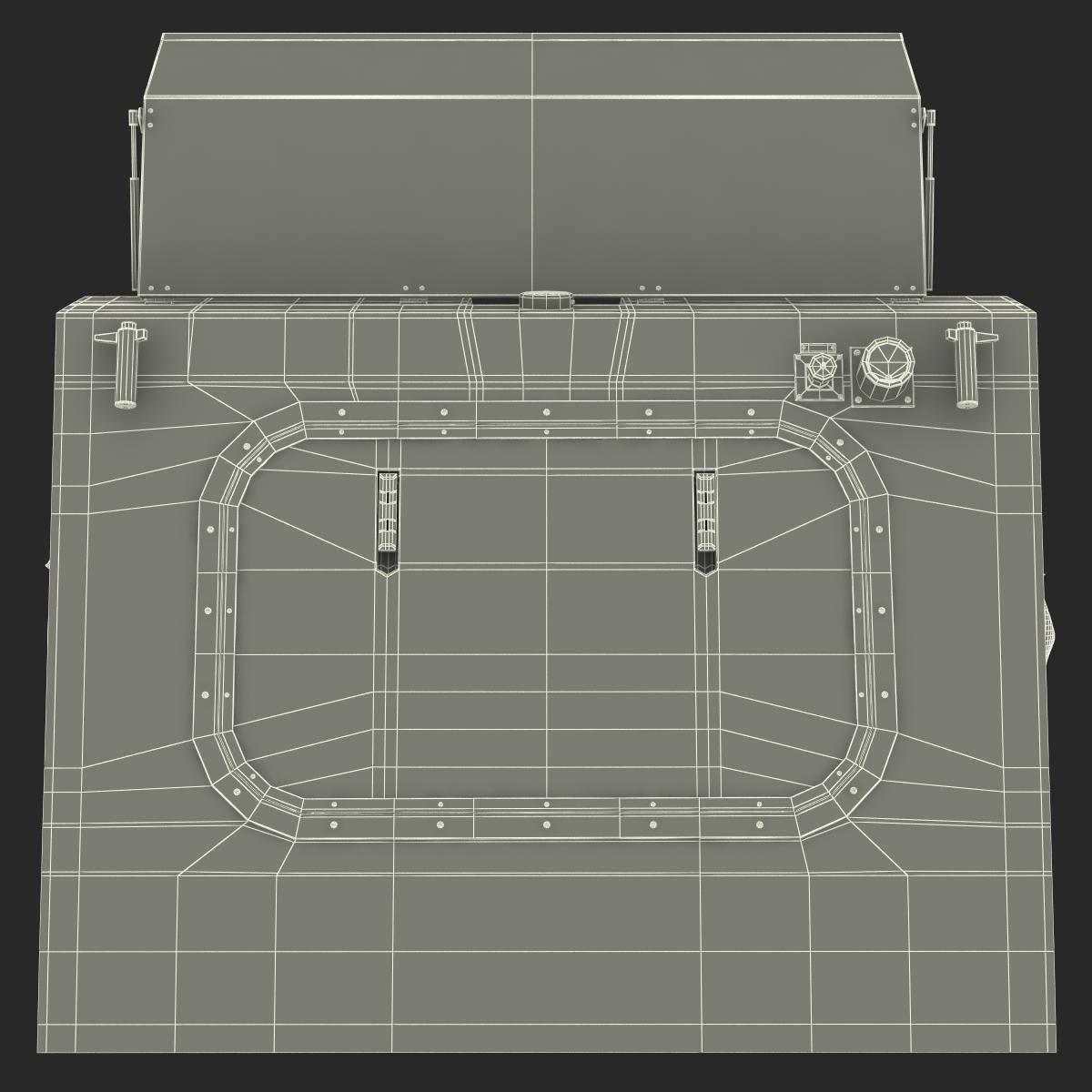 Military Boat Control Panel 3D