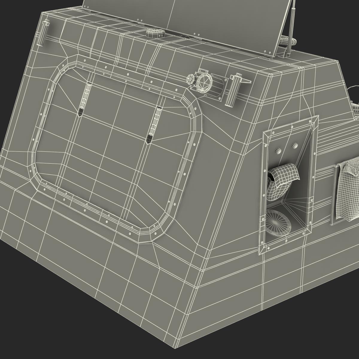 Military Boat Control Panel 3D